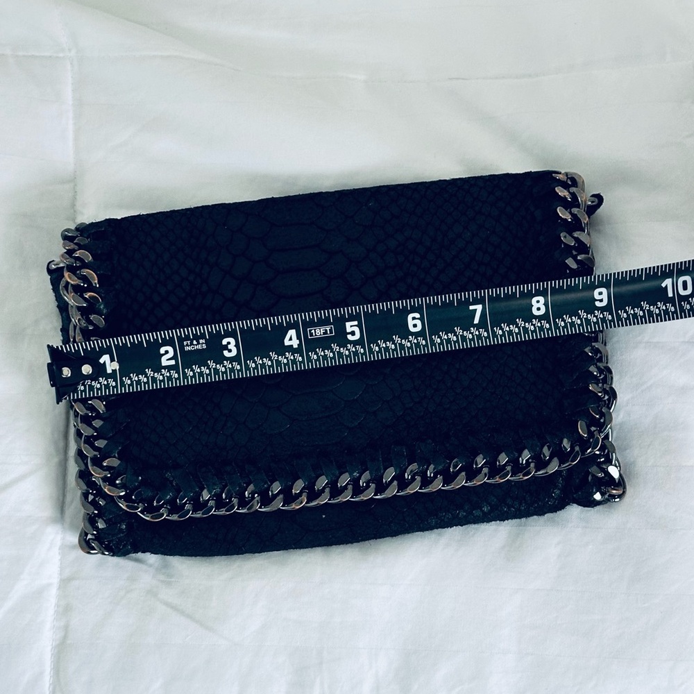 Black Chain Crossbody/Clutch Bag - Picture 9 of 15